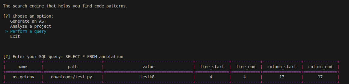 query